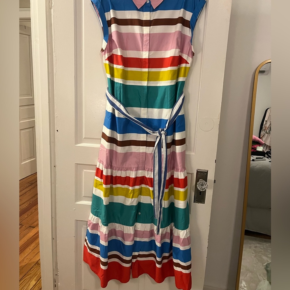 Colorful Striped Boden Dress - 14 - Picture 4 of 4